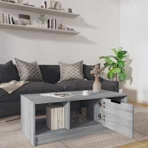 Konferenční stolek šedý sonoma 102x50x36 cm kompozitní dřevo - obrázek 7