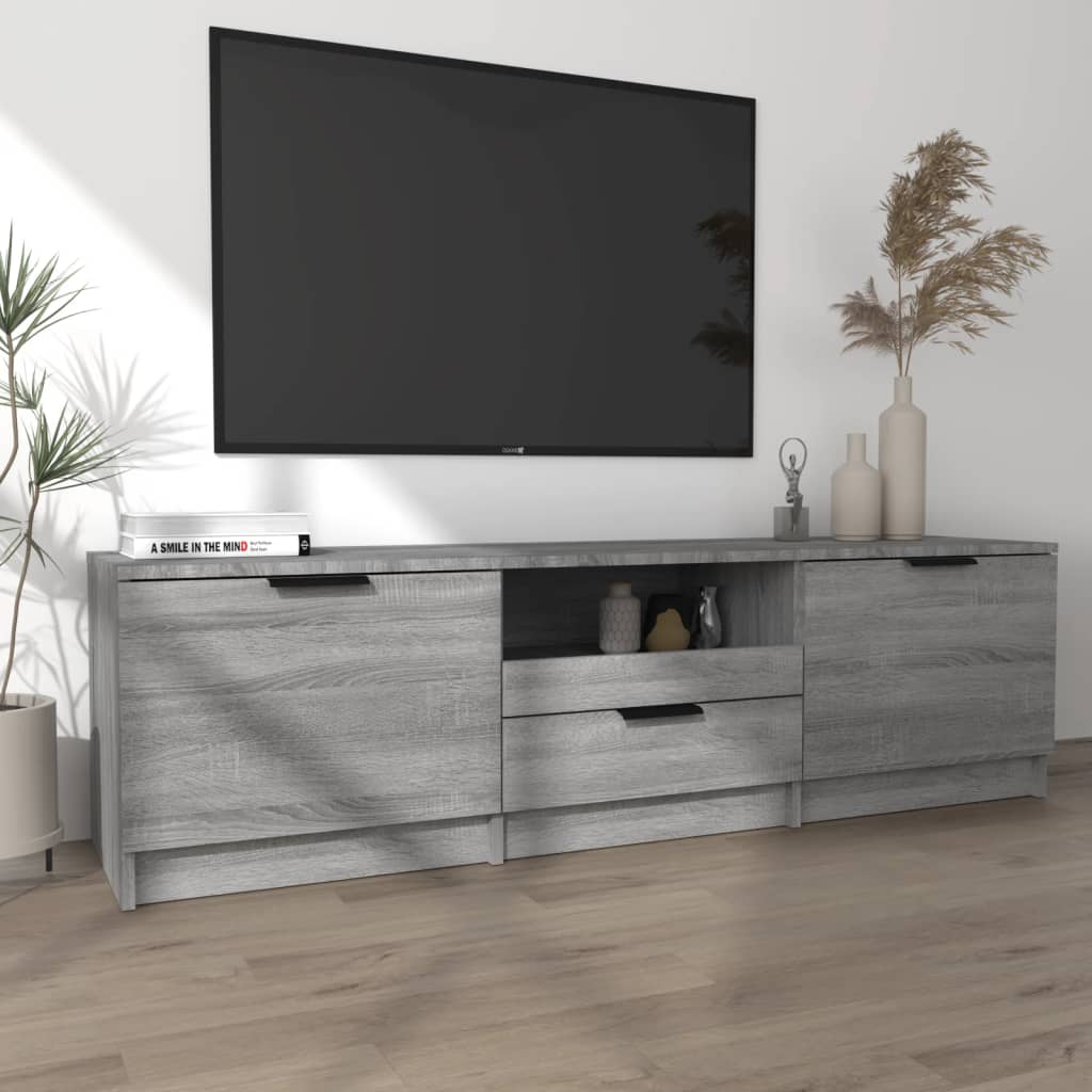 Thumbnail - vidaXL TV-Schrank Grau Sonoma 140x35x40 cm Holzwerkstoff