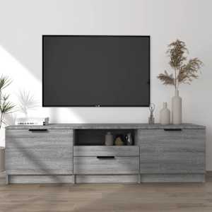 TV skříňka šedá sonoma 140 x 35 x 40 cm kompozitní dřevo - obrázek 1