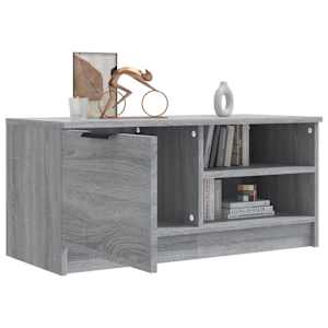 TV skříňka šedá sonoma 80 x 35 x 36,5 cm kompozitní dřevo - obrázek 7