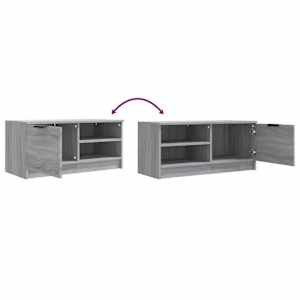 TV skříňka šedá sonoma 80 x 35 x 36,5 cm kompozitní dřevo - obrázek 8