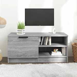 TV skříňka šedá sonoma 80 x 35 x 36,5 cm kompozitní dřevo - obrázek 1