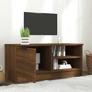 TV skříňka hnědý dub 80 x 35 x 36,5 cm kompozitní dřevo - obrázek 3