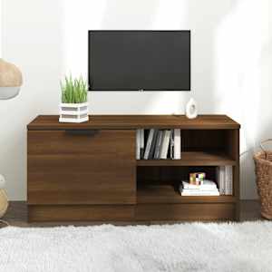 TV skříňka hnědý dub 80 x 35 x 36,5 cm kompozitní dřevo - obrázek 1