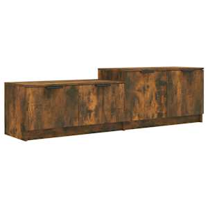TV skříňka kouřový dub 158,5 x 36 x 45 cm kompozitní dřevo - obrázek 2