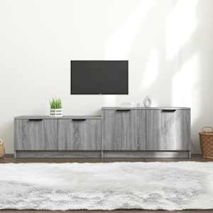 TV skříňka šedá sonoma 158,5 x 36 x 45 cm kompozitní dřevo - obrázek 1