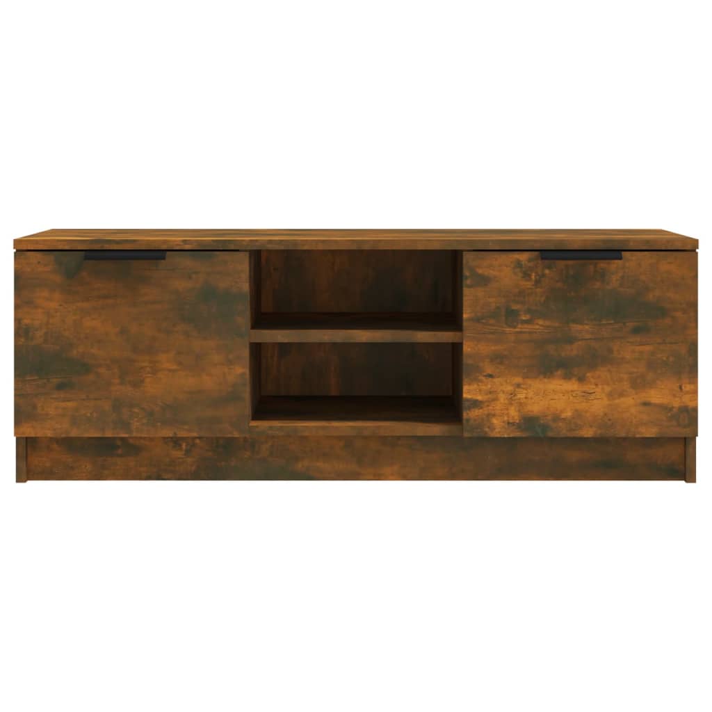 

vidaXL Tv-meubel 102x35x36,5 cm bewerkt hout gerookt eikenkleurig