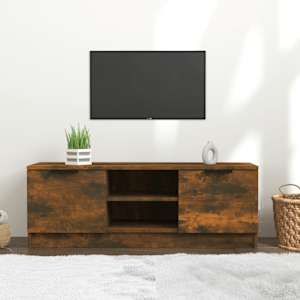 TV skříňka kouřový dub 102 x 35 x 36,5 cm kompozitní dřevo - obrázek 1