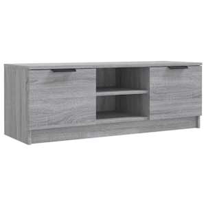 vidaXL telerikapp, hall Sonoma tamm, 102 x 35 x 36,5 cm, tehispuit