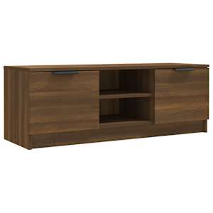 TV skříňka hnědý dub 102 x 35 x 36,5 cm kompozitní dřevo - obrázek 2