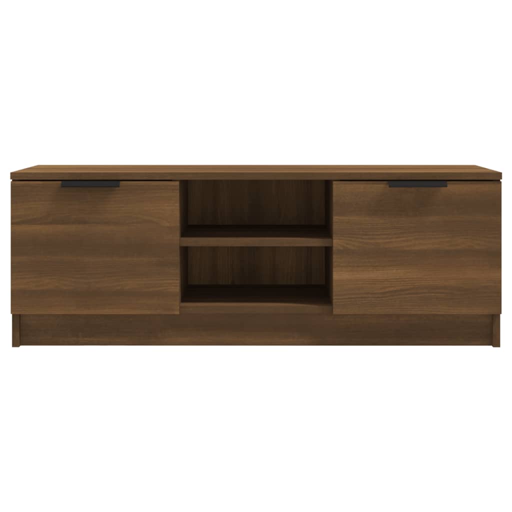 

vidaXL Tv-meubel 102x35x36,5 cm bewerkt hout bruineikenkleurig