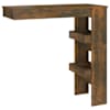 vidaXL seina baarilaud, suitsutatud tamm, 102x45x103,5 cm, tehispuit