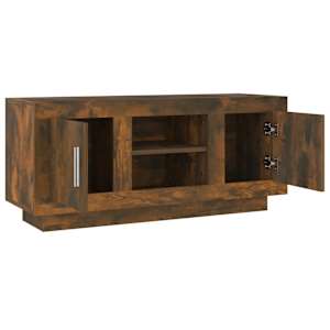 TV skříňka kouřový dub 102 x 35 x 45 cm kompozitní dřevo - obrázek 7
