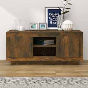 TV skříňka kouřový dub 102 x 35 x 45 cm kompozitní dřevo - obrázek 1