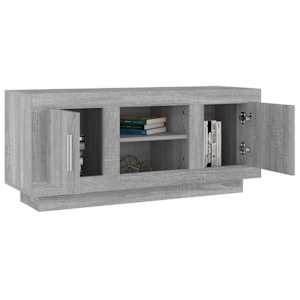 TV skříňka šedá sonoma 102 x 35 x 45 cm kompozitní dřevo - obrázek 4