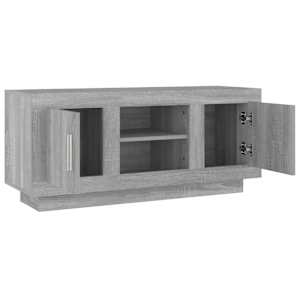 TV skříňka šedá sonoma 102 x 35 x 45 cm kompozitní dřevo - obrázek 7