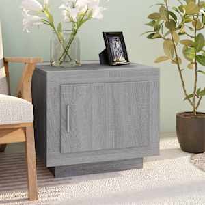 Klubska mizica siva sonoma 51x50x45 cm konstruiran les