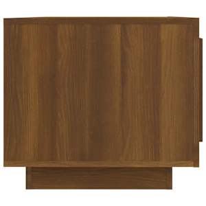 Konferenční stolek hnědý dub 102 x 50 x 45 cm kompozitní dřevo - obrázek 7