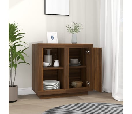 vidaXL Sideboard Braun Eichen-Optik 80x40x75 cm