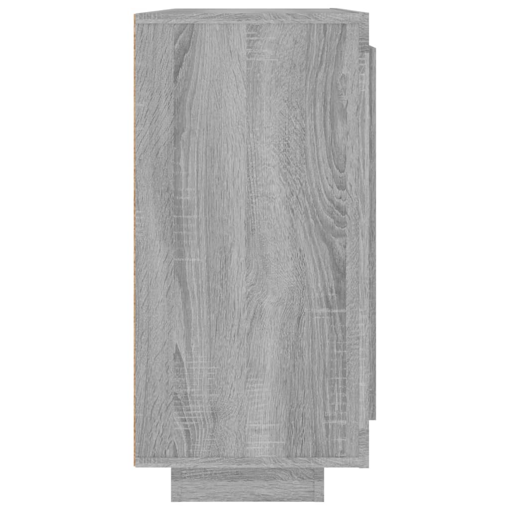 Komoda sivý dub sonoma 92x35x75 cm spracované drevo