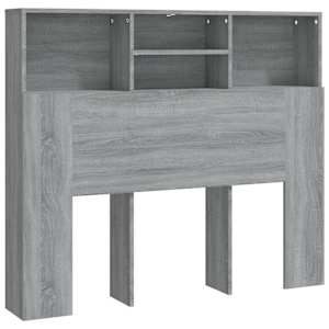 Čelo postele s úložným prostorem šedé sonoma 120x19x103,5 cm - obrázek 2