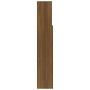 Čelo postele s úložným prostorem hnědý dub 120x19x103,5 cm - obrázek 6