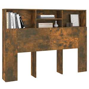 Čelo postele s úložným prostorem kouřový dub 140x19x103,5 cm - obrázek 4