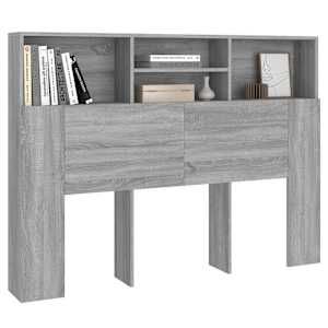 Čelo postele s úložným prostorem šedé sonoma 140x19x103,5 cm - obrázek 4