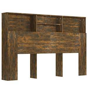 Čelo postele s úložným prostorem kouřový dub 160x19x103,5 cm - obrázek 2