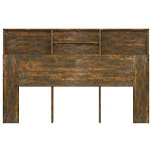 Čelo postele s úložným prostorem kouřový dub 160x19x103,5 cm - obrázek 5