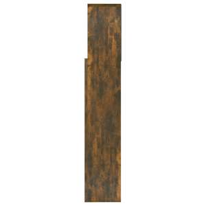 Čelo postele s úložným prostorem kouřový dub 160x19x103,5 cm - obrázek 6