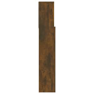 Čelo postele s úložným prostorem kouřový dub 180x19x103,5 cm - obrázek 4
