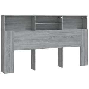 Čelo postele s úložným prostorem šedé sonoma 180x19x103,5 cm - obrázek 2