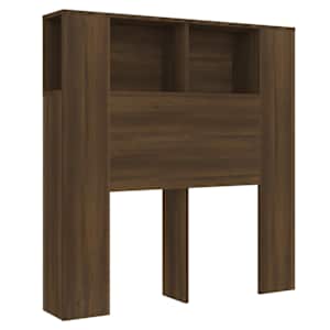 vidaXL peatsi kapp, pruun tamm, 100 x 18,5 x 102,5 cm