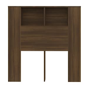 Čelo postele s úložným prostorem hnědý dub 100x18,5x102,5 cm - obrázek 4