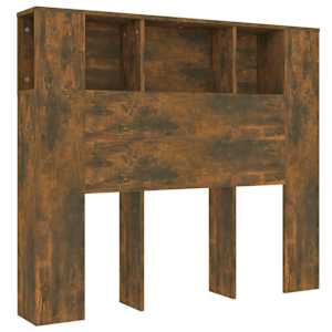 vidaXL peatsi kapp, suitsutatud tamm, 120x18,5x102,5 cm