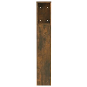 Čelo postele s úložným prostorem kouřový dub 120x18,5x102,5 cm - obrázek 5