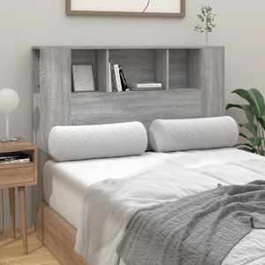 Čelo postele s úložným prostorem šedé sonoma 120x18,5x102,5 cm - obrázek 3