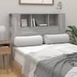 vidaXL Hoofdbordkast 220x18,5x104,5 cm hoogglans wit