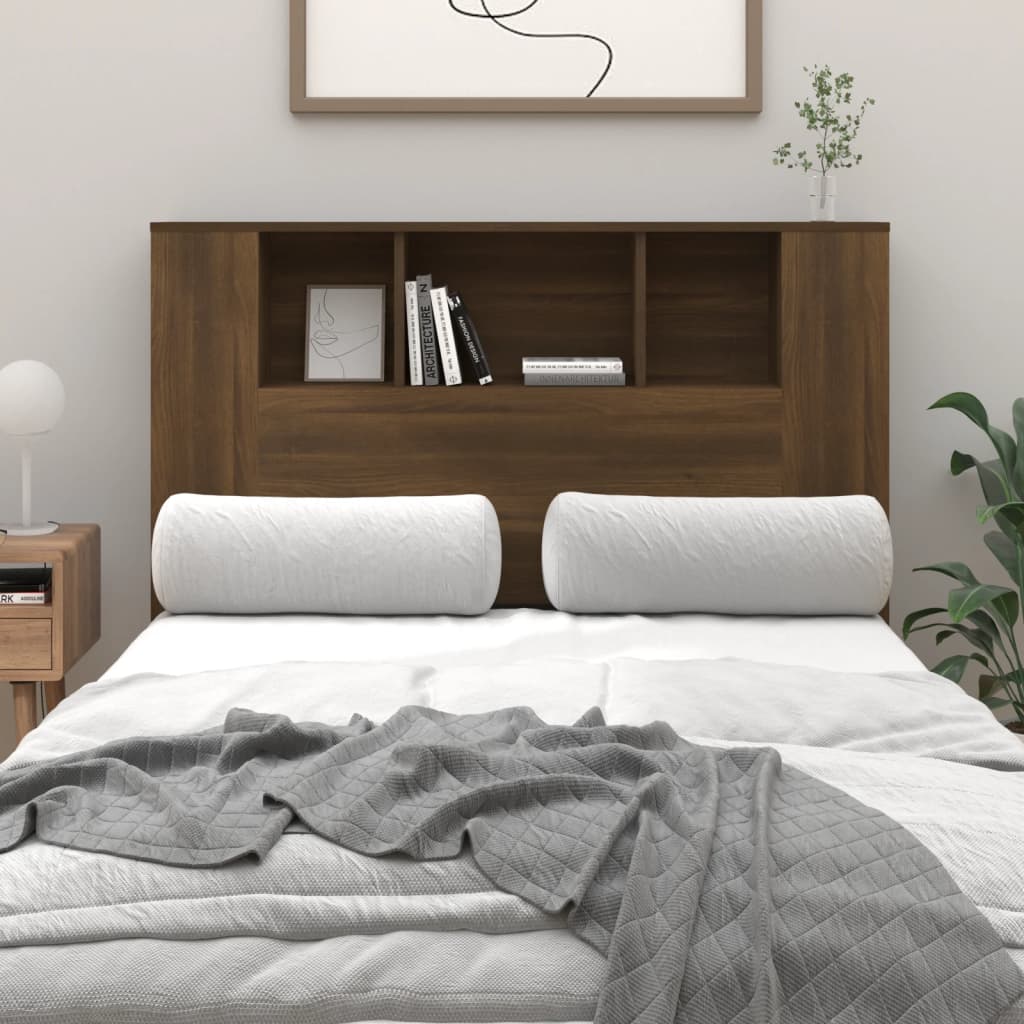  Headboard Cabinet Bed Headboard Home Indoor Bedroom Bookcase Headboard vidaXL
