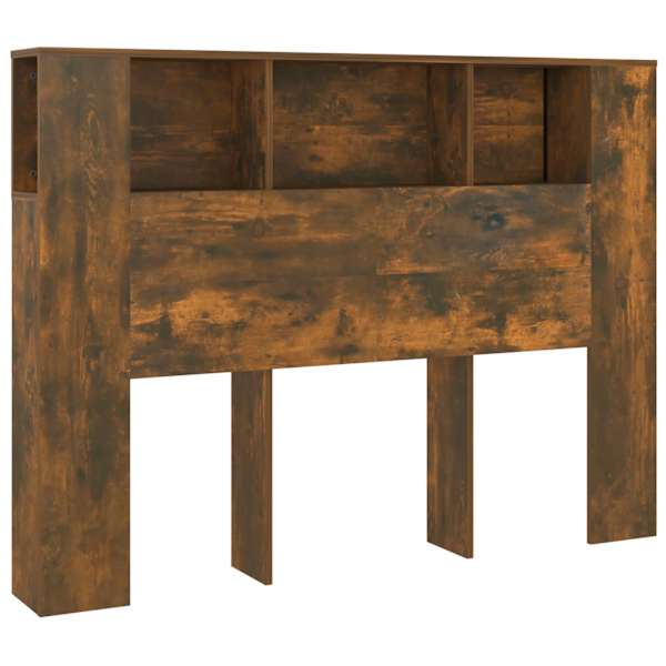 vidaXL peatsi kapp, suitsutatud tamm, 140x18,5x104,5 cm