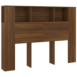 Čelo postele s úložným prostorem hnědý dub 140x18,5x104,5 cm - obrázek 2