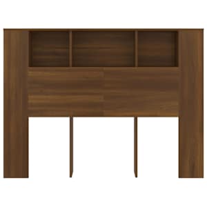 Čelo postele s úložným prostorem hnědý dub 140x18,5x104,5 cm - obrázek 3