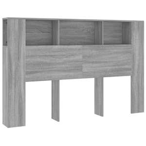 vidaXL peatsi kapp, hall Sonoma tamm, 160x18,5x104,5 cm