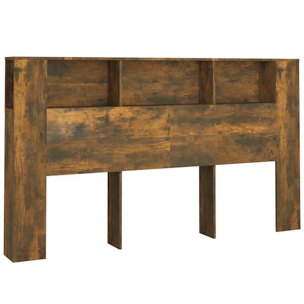 vidaXL peatsi kapp, suitsutatud tamm, 180 x 18,5 x 104,5 cm