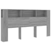 vidaXL peatsi kapp, hall Sonoma tamm, 200x18,5x104,5 cm