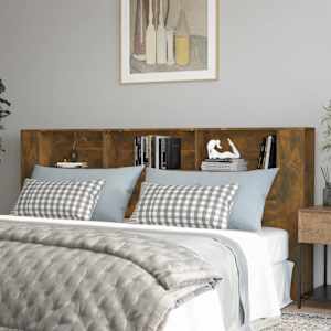 Vzglavna omarica dimljeni hrast 220x18,5x104,5 cm