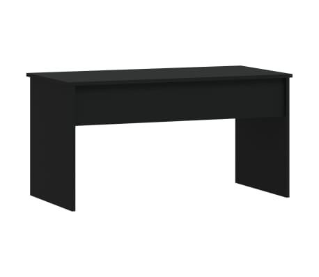 vidaXL Salontafel 102x50,5x52,5 cm bewerkt hout zwart
