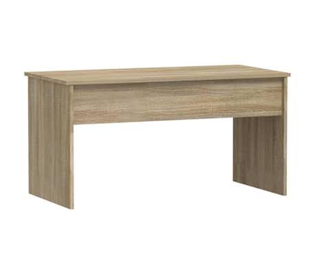 vidaXL Salongbord sonoma eik 102x50,5x52,5 cm konstruert tre