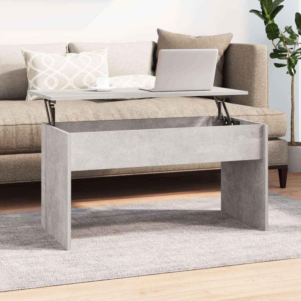 vidaXL sofabord 102x50,5x52,5 cm konstrueret træ betongrå